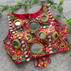 Navratari Special Real Mirror With Real Kaudi Blouse Wholesale Price In Surat